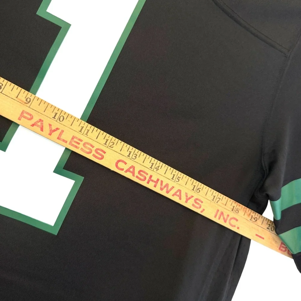 Nike Mens New York Jets Sauce Gardner 1 Jersey Black Green Small NFL Football